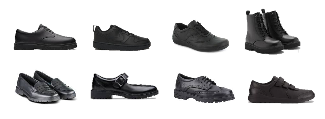 acceptable shoes